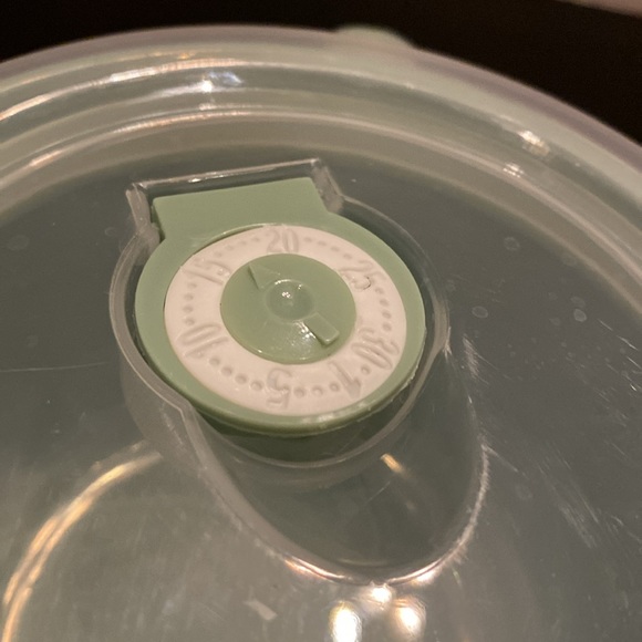 Souper bowl mug w/ vented lid Fall Bonfires falling leaves green color 22 oz - Picture 4 of 9